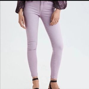 American Eagle Lavender Jeggings NWOT